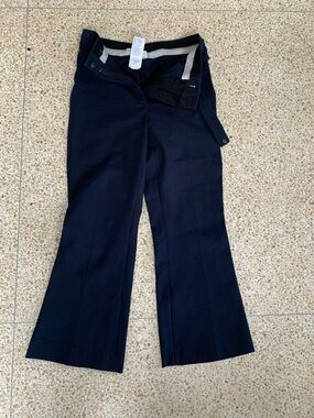 Sportmax Navy Wide-Leg Trousers